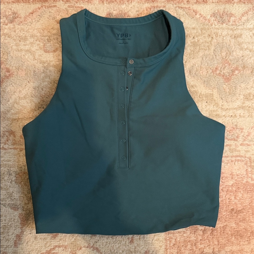 YPB Women's Teal Sleeveless Top